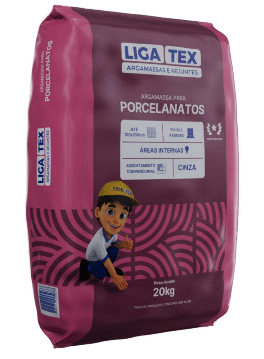 Ligatex Porcelanatos Cinza • 20 kg