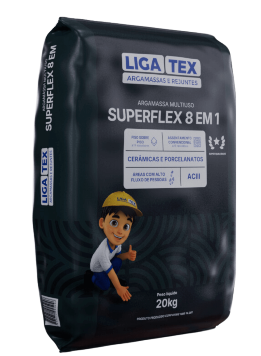 Argamassa Ligatex Superflex 8 em 1 • 20 kg
